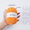 Chenille Yarn Blanket Yarn Light Worsted Weight Yarn for Knitting Fancy Yarn for Crochet Weaving DIY Craft Total Length 200m (218yds, 100g)_Orange